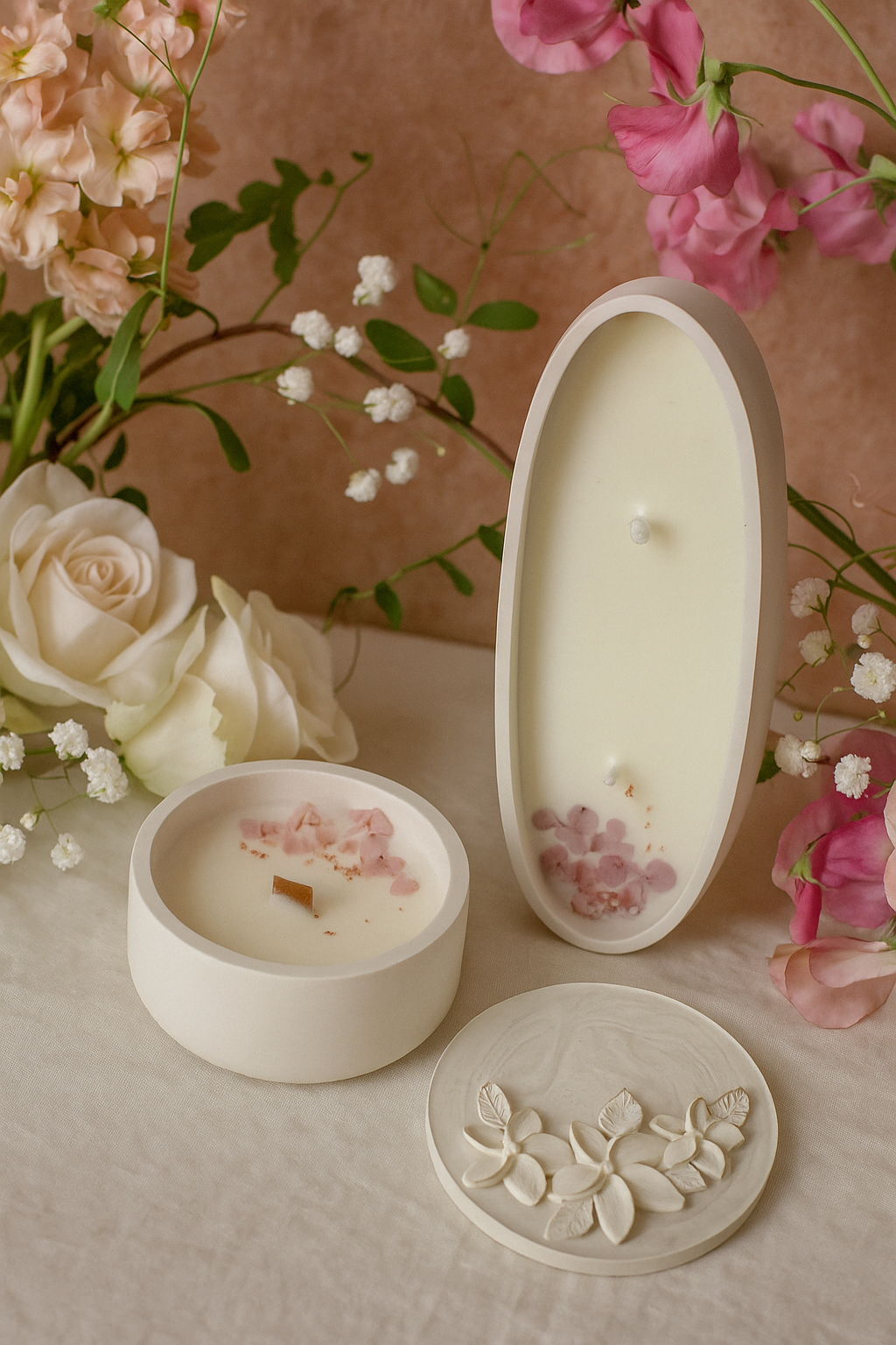 Aurora Marble Candle