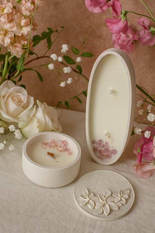 Aurora Marble Candle