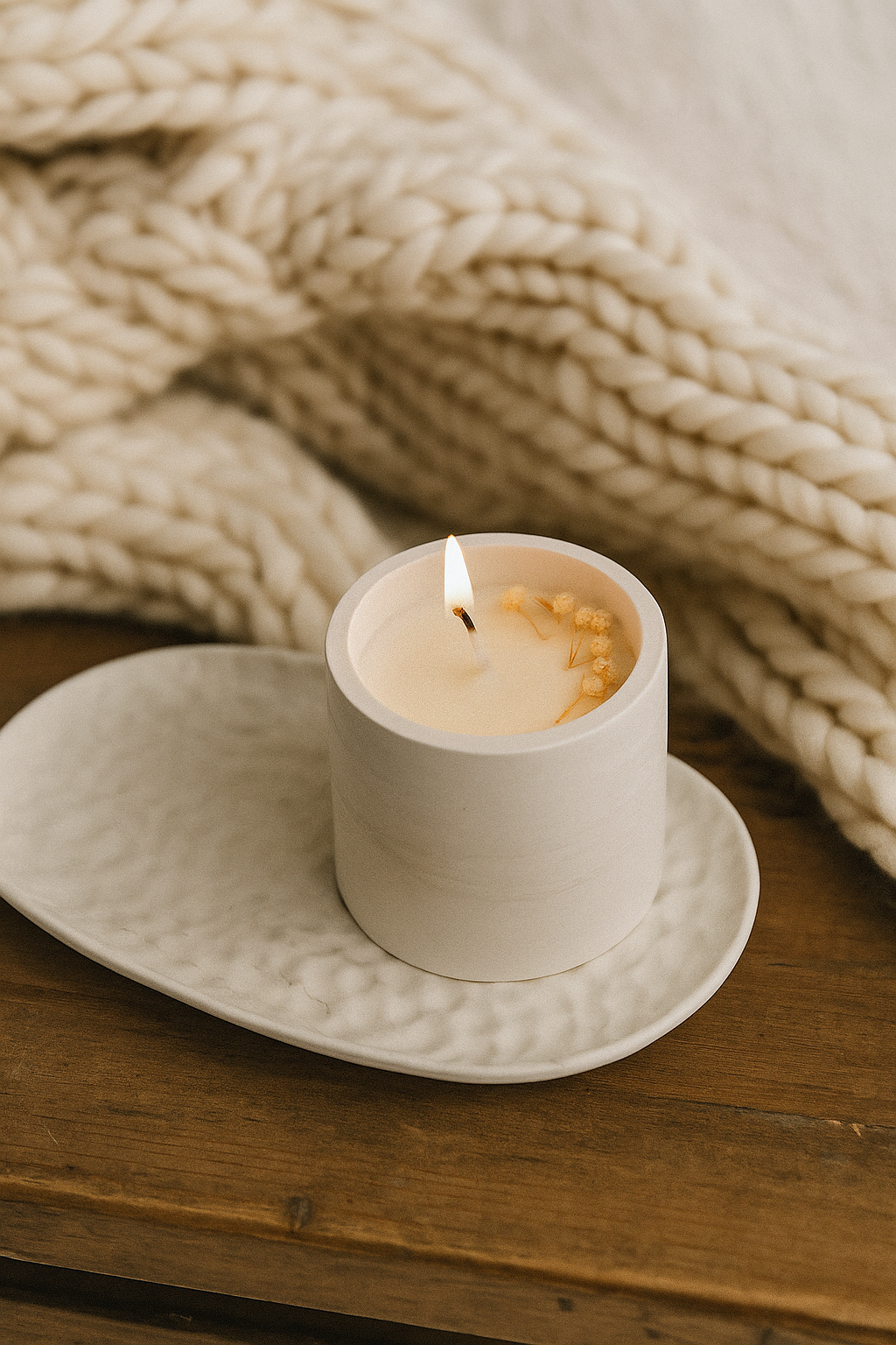 S E R E N E - Sensory Tray with Candle