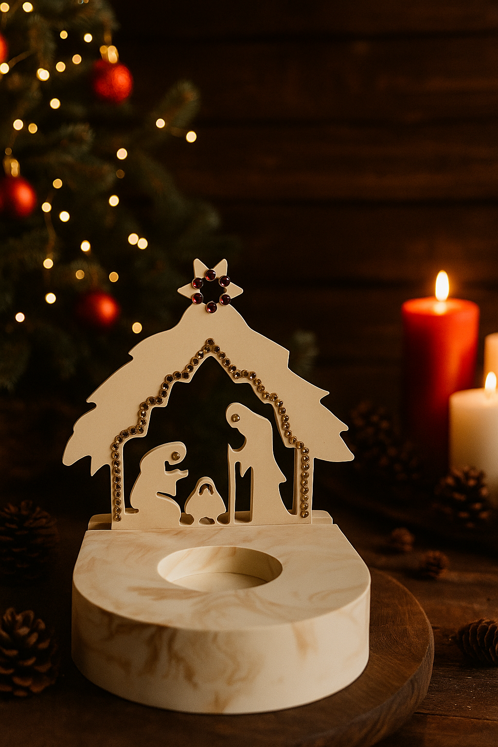 Holy Night Candle Holder