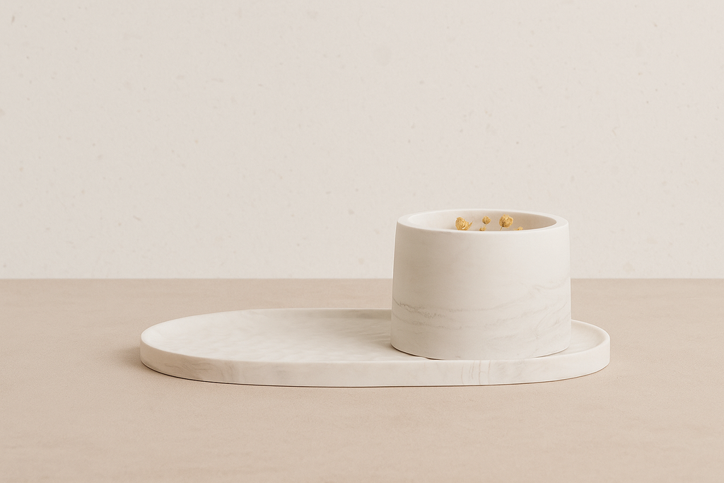 S E R E N E - Sensory Tray with Candle